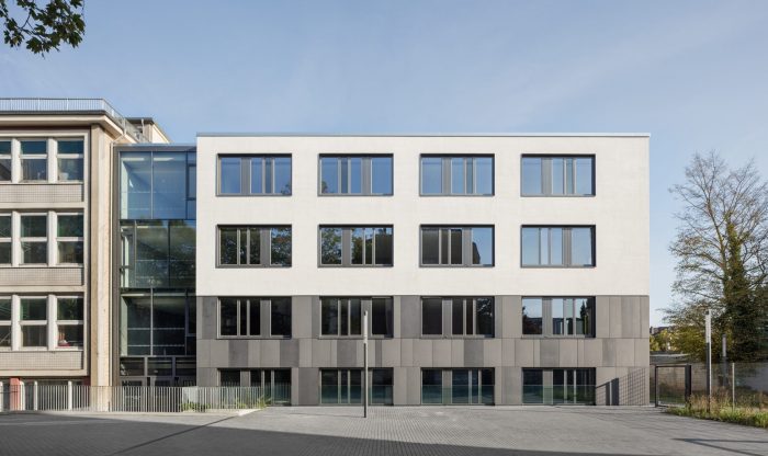 DEU, Köln 10/2019, Chestnutt Niess Architekten, Erweiterungsbau Genoveva- Gymnasium, Köln Bildtechnik: Digital-KB